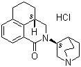 CAS 登錄號(hào)：135729-62-3, 鹽酸帕洛諾司瓊, (3aS)-2-[(3s)-1-氮雜雙環(huán)[2.2.2]辛烷基-2,3,3a,4,5,6-六氫-1-氧代-1H-苯并[de]異喹啉鹽酸鹽