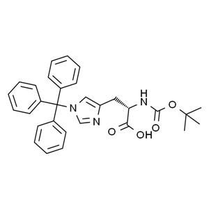 Boc-His(Trt)-OH，N-Boc-N'-三苯甲基-L-組氨酸
