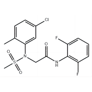 2-(N-(5-氯-2-甲基苯基)(甲基磺?；?氨基)-N-(2,6-二氟苯基)乙酰胺