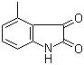 CAS 登錄號：1128-44-5, 4-甲基靛紅, 4-甲基-1H-吲哚-2,3-酮