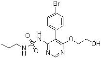 CAS 登錄號：1393813-43-8, N-[5-(4-溴苯基)-6-(2-羥基乙氧基)-4-嘧啶基]-N'-丙基氨基磺酰胺