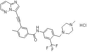 CAS 登錄號：1114544-31-8, 帕納替尼鹽酸鹽