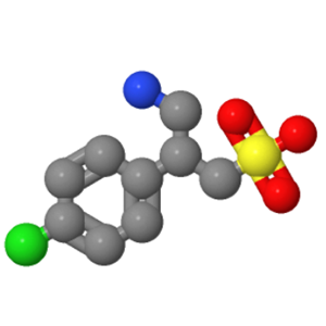 3-氨基-2-(4-氯苯基-丙烷磺酸；125464-42-8