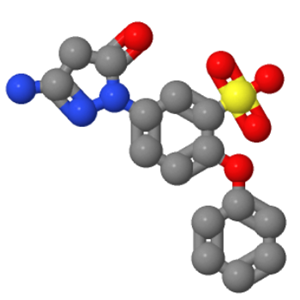 5-(3-氨基-5-氧代-2-吡唑啉-1-基)-2-苯氧基苯磺酸；30479-81-3