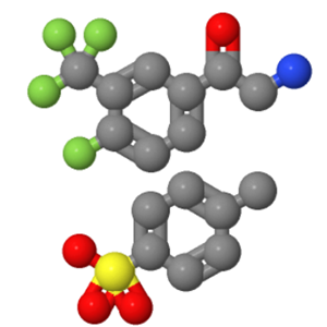 1-(3-三氟甲基-4-氟苯基)-2-氨基乙酮對甲苯磺酸鹽；1082951-17-4