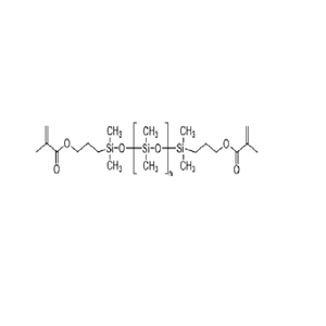 雙-3-甲基丙烯基氧丙基化四甲基二硅氧烷  PDMS-diMA  CAS#:58130-03-3