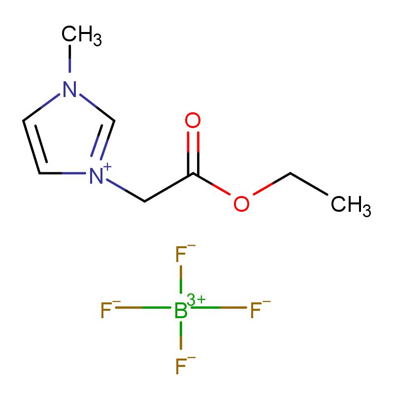 503439-30-3 1-乙酯甲基-3-甲基咪唑四氟硼酸鹽 結(jié)構(gòu)式圖片