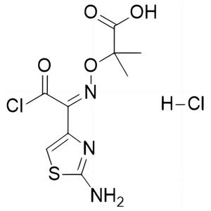 (Z)-(2-羧丙基-2-氧基亞氨基）-2-（2-氨基噻唑-4-基）-乙酰氯鹽酸鹽