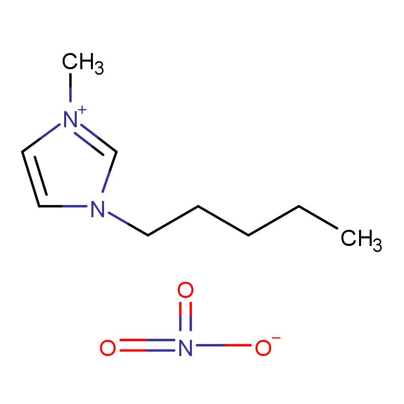 1284278-10-9 1-戊基-3-甲基咪唑硝酸鹽 結(jié)構(gòu)式圖片