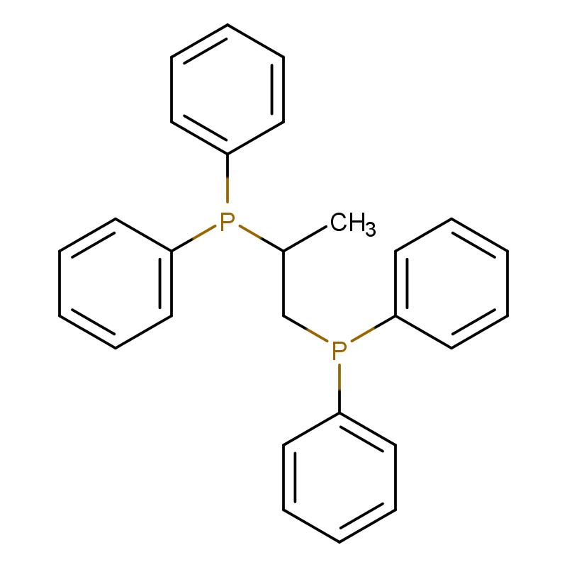 67884-32-6 (R)-(+)-1,1'-(二苯基膦基)丙烷 結(jié)構式圖片