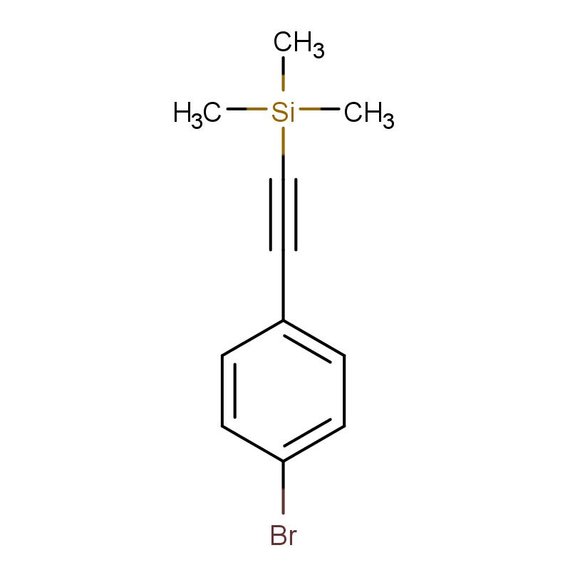 16116-78-2 (4-溴苯基乙炔基)三甲基硅烷 結構式圖片
