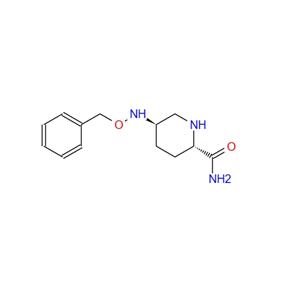 (2S,5R)-芐氧胺基哌啶-2-甲酰胺 1416134-49-0