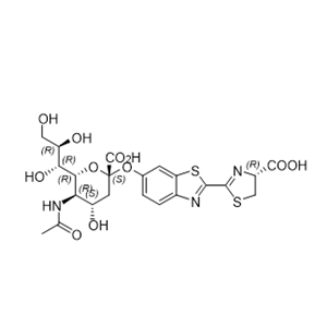 N-乙?；?2-O-[2-[（4R）-4-羧基-4,5-二氫-2-噻唑基]-6-苯并噻唑基]-α-神經(jīng)氨酸