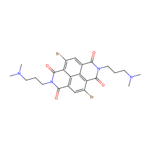 4,9-二溴-2,7-雙(3-(二甲氨基丙基)苯并[LMN][3,8]菲咯林-1,3,6,8(2H,7H)-四酮