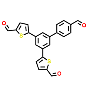 5,5'-(4'-甲酰基-[1,1'-聯(lián)苯]-3,5-二基)雙(噻吩-2-甲醛)