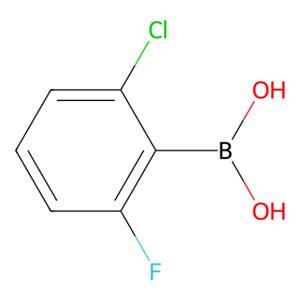 aladdin 阿拉丁 B135446 2-氯-6-氟苯硼酸(含數(shù)量不等的酸酐) 313545-32-3 97%