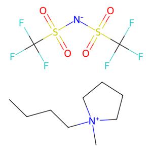 aladdin 阿拉丁 B101512 1-正丁基-1-甲基吡咯烷二(三氟甲基磺酰)酰亞胺 223437-11-4 98%