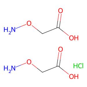 aladdin 阿拉丁 C109697 羧甲氧基胺半鹽酸鹽 2921-14-4 98%