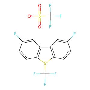 aladdin 阿拉丁 D302677 2,8-二氟-5-(三氟甲基)-5H-二苯并[b,d]噻吩-5-鎓三氟甲磺酸鹽 1961266-44-3 98%