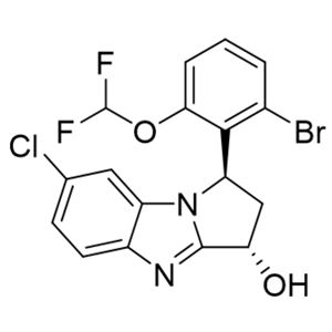 （1R，3S）-1-（2-溴-6-（二氟甲氧基）苯基）-7-氯-2,3-二氫-1H-苯并[d]吡咯并[1,2-a]咪唑-3-醇-1