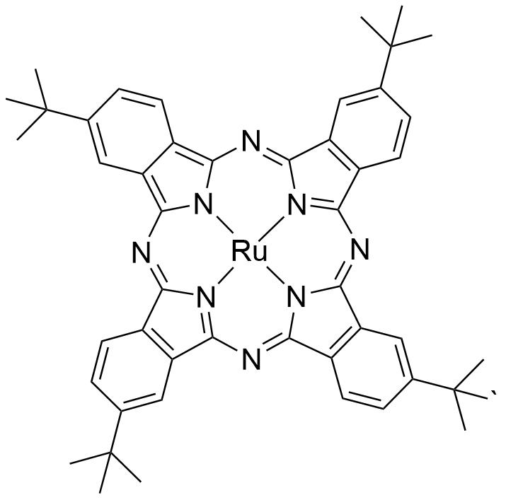 2,9,16,23-四叔丁基-29H,31H-酞菁釕(II).png