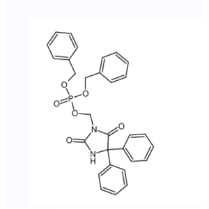 phosphoric acid dibenzyl ester 2,5-dioxo-4,4-diphenylimidazolidin-1-ylmethyl ester