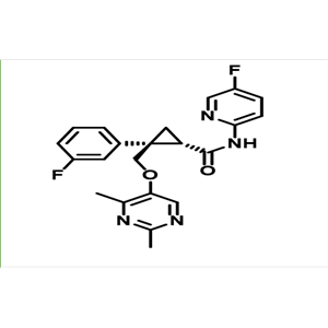 （1S，2S）-2-（（（2,4-二甲基嘧啶-5-基）氧基）甲基）-2-（3-氟苯基）-N-（5-氟吡啶-2-基）環(huán)丙烷-1-甲酰胺