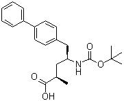 CAS 登錄號(hào)：1012341-50-2, (2R,4S)-5-(聯(lián)苯-4-基)-4-[(叔丁氧羰基)氨基]-2-甲基戊酸