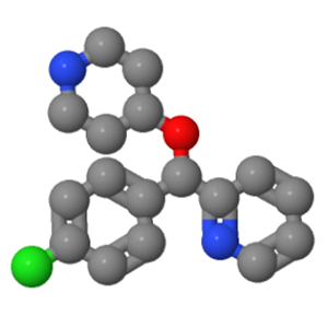 2-[(4-氯苯基)(4-哌啶基氧基)甲基]吡啶；122368-54-1