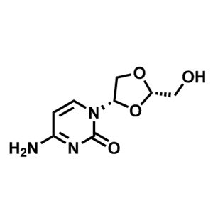 4-氨基-1-((2S,4S)-2-(羥甲基)-1,3-二氧雜戊環(huán)-4-基)嘧啶-2(1H)-酮