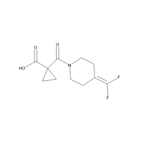 1-（4-（二氟亞甲基）哌啶-1-羰基）環(huán)丙烷-1-羧酸