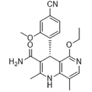 (R)-非奈利酮;(4R)-4-(4-氰基-2-甲氧基苯基)-5-乙氧基-1,4-二氫-2,8-二甲基-1,6-萘啶-3-甲酰胺;非奈利酮對(duì)映體雜質(zhì)