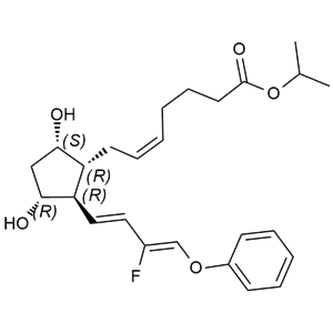 他氟前列腺素單氟雜質(zhì)14;(Z)-7-[(1R,2R,3R,5S)-2-[(1E，3Z)-3-氟-4-苯氧基-1-丁二烯基]-3,5-二羥基環(huán)戊基]-5-庚烯酸異丙酯