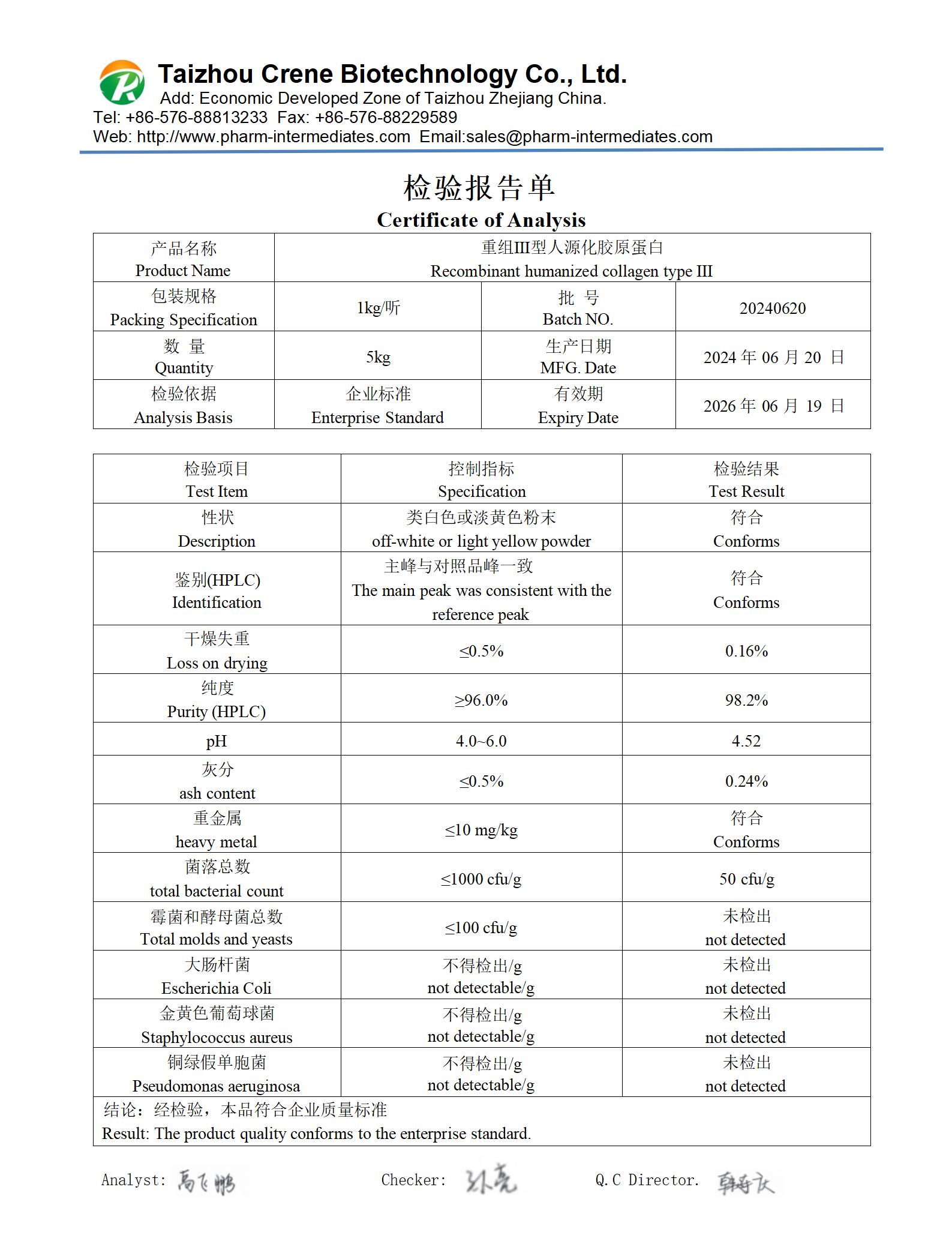 Recombinant humanized collagen type III  COA_01.png