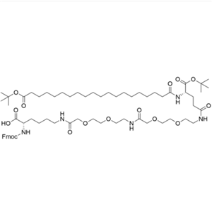 Fmoc-Lys(tBuO-ICO-Glu(AEEA-AEEA)-OtBu)-OH
