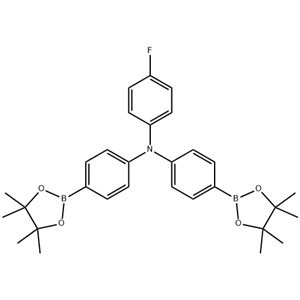 4-氟-N,N-雙[4,4,5,5-四甲基-1,3,2-二氧硼戊環(huán)-2基）苯基]苯胺