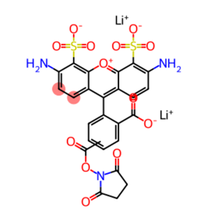 222164-96-7，AF488 NHS，AF 488 NHS活化酯，有獨(dú)特的熒光量子效率