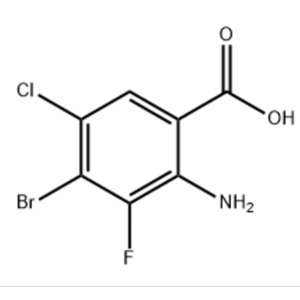 2-氨基-4-溴-5-氯-3-氟苯甲酸，可提供定制服務(wù)，按需分裝！