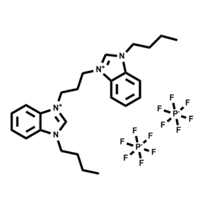 1H-苯并咪唑鎓，3,3′-（1,3-丙二基）雙[1-丁基，六氟磷酸鹽（1-）（1:2）