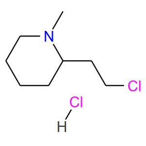 2-(2-氯乙基)-N-甲基哌啶鹽酸鹽