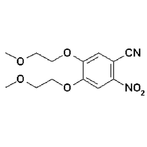 2-硝基-4,5-二-（2-甲氧基乙氧基）苯甲腈