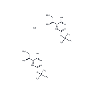 化合物 Boc-L-isoleucine hemihydrate|T66684|TargetMol