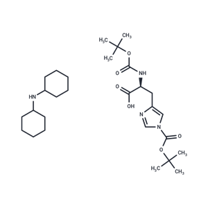 化合物 Boc-His(Boc)-OH.DCHA|T65827|TargetMol