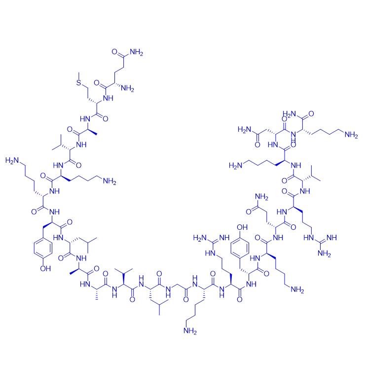 PACAP-38 (16-38) (human, chicken, mouse, ovine, porcine, rat) 144025-82-1.png