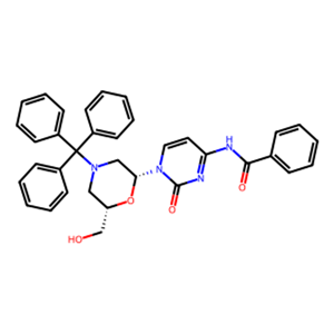 N-(1-[(2R,6S)-6-(羥甲基)-4-(三苯甲基)嗎啉-2-基]-2-氧代-1,2-二氫嘧啶-4-基)苯甲酰胺