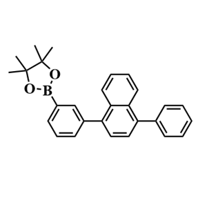 4,4,5,5-四甲基-2-[3-（4-苯基-1-萘基）苯基]-1,3,2-二氧雜硼烷