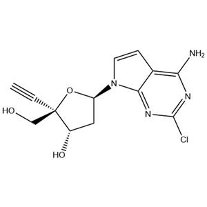 2-Chloro-7-(2-deoxy-4-C-ethynyl-β-D-erythro-pentofuranosyl)-7H-pyrrolo[2,3-d]pyrimidin-4-amine；1810869-23-8