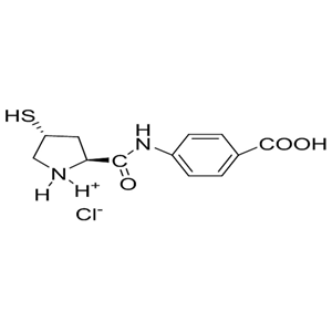 ?3-[(2S,4S)-4-巰基吡咯烷-2-羰酰胺基]苯甲酸鹽酸鹽