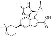 CAS 登錄號：2212021-83-3, 5-((S)-2,2-二甲基四氫-2H-吡喃-4-基)-1-((1S,2S)-2-甲基-1-(5-氧代-4,5-二氫-1,2,4-惡二唑-3-基)環(huán)丙基)-1H-吲哚-2-羧酸