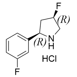 （2R，4R）-4-氟-2-（3-氟苯基）吡咯烷